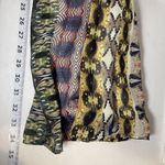 Everly ‎ Dress Medium Multi Print Shift Knee Length Sheer Tribal Geometric Boho Photo 9