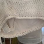 Hollister White Crochet Halter High Neck Tank Adjustable Straps Size S Photo 2