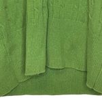Old Navy  Women Cable Knit Ribbed Long Sleeve Sweater Stretch V-Neck Medium Green Photo 4