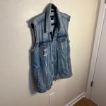 BDG  Women's Cutoff Distressed Denim Jacket Vest Size M Photo 6