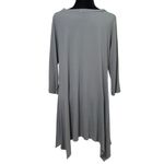 Cut Loose Gray Swing Tunic Dress Large Asymmetrical Lagenlook Boho Minimalist Photo 3