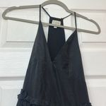 Cami NYC  Ruffle Silk Blend Black Mini Cocktail Dress Photo 3