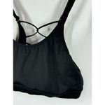 Marika Tek Open Lace Up Black Sport Bra Size Medium Photo 2