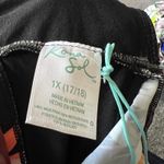 Kona Sol Women's Plus Size Black Floral Print Tankini Top - Size 1X - NWT Photo 1