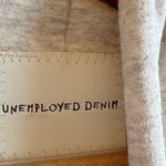 Unemployed Denim Hoodie Small Gray Photo 6