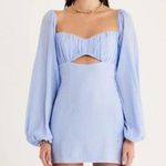 Rumer Camille Mini‎ Dress Size M Blue Size M Photo 0