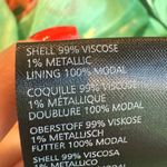 Anthropologie The Odetta Ruffled V-neck Dress Green and Red Floral size Medium Photo 8