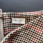 Brandy Melville  JOHN GALT Beige Plaid Mini Skirt Women’s One Size EUC Photo 3