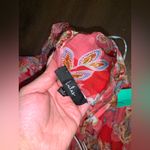 Lulus Impeccable Aura Pink Paisley Print Cutout Buckle
Midi Dress
 fall casual Photo 9