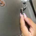 All Saints Arc Small Crossbody Purse in Mink Grey Photo 12