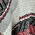 Cato  size‎ XS gray red black open front long sleeve cardigan sweater pockets Photo 2