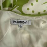 Paper Heart  Green and White Floral Maxi Dress.  Hawaiian. Size Small Photo 5