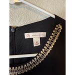 Cb Established 1962 Black Dress Sleeveless Rhinestone Neck Cocktail Party Photo 2