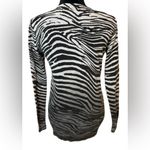 Faded Glory () Y2K Zebra Animal Print Button Cardigan: Size Small Photo 1