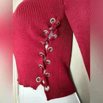 Forever 21  Women's Berry Cropped Top Sweater (482) Photo 7