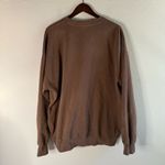 Brandy Melville John Galt Malibu Oversized Crewneck One Size Brown Pockets Photo 5
