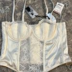 Corset Crop Top White Photo 0