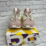 Adidas  Ultraboost 4.0 Womens Size 10 Pink Static BB6496 Tweed White w Box Photo 1