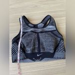 Nike  Women's Black and White Patterned Sports Bra Photo 6