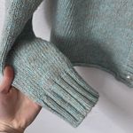 Dannijo L Cropped Cardigan With Pearl Buttons in Blue & Grey Heather Size L Photo 7