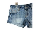 American Eagle American‎ Eagle Y2K Distressed Low Rise Shorty Shorts Size 2 Photo 2