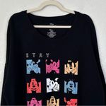 Disney Mickey Mouse Black Graphic Sweatshirt, Size XXL Photo 2