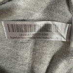 Quince  SuperSoft Fleece Wide Leg Pant Size M Gray Crop Lounge Comfy Athleisure Photo 8