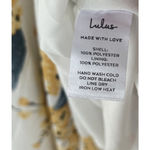 Lulus French Countryside White and Yellow Floral Print High Photo 8