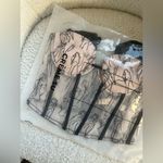 Crème Su Black and Tan Portrait Detailed Corset Tank Top Size M Photo 1