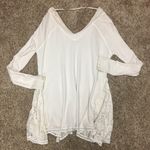 Free People  No Frills Lace Inset Asymmetrical - S Photo 2