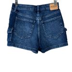 Hollister Ultra High Rise Mom 3” Shorts Womens 26 Dark Wash Utility Cargo Photo 3