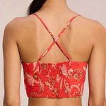 ALC Frank A. L.C. Arit Floral Ruched Summer Vacation Beach Casual Crop Top Size 8 Photo 7