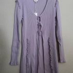 Find Me Now Cleo Long Cardigan in Lilac Size: M, NWT Purple Size M Photo 1