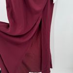 Dress the Population  Jordan Dress Size Large Burgundy NWT Bridesmaid Formal Gown Photo 14