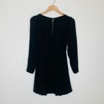 Reformation  Milla black long sleeve bustier neckline fit and flare dress. Size 4 Photo 2