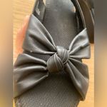 st. john's bay ST.John’s Bay Black Knotted Wedge Sandals 11 Photo 5