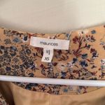Maurice's  Light Yellow and Blue Floral Midi Dress XS Photo 4