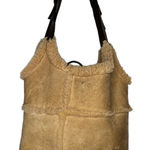 UGG ‎ Thick Suede Sherpa Purse Shoulder Bag Photo 0