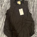 Chaser  Black Sleeveless Mandarin Collar Tank Top Photo 0