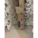 Joan Rivers  Womens 2X Lace Crochet Open Cardigan Duster Cream Beach Preppy Boho Photo 4