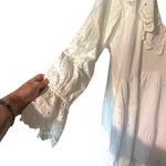 Top Shop White Cotton Dress Size 12 Photo 8