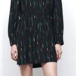 ZARA NEW  Women’s Printed Short Dress size S Long Sleeve Photo 0
