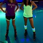 Issi Sheer Neon Yellow and Orange Tank Top Photo 3