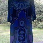 Donna Morgan  paisley print dress long sleeve size 8 Photo 0