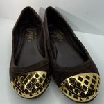 Fergalicious FERGIE “Brio Too” Brown Suede Ballet Flats Photo 0