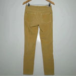 Pilcro and the Letterpress  Pale Yellow Zipper Ankle Stet Corduroy Pants Size 27 Photo 11