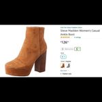 Steve Madden  cognac gratify platform booties Photo 3