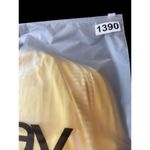 Strapless Smocked Yellow White Bohemian Vacation Beach Pool Dress S Photo 9