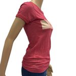 Alternative  Earth Rad Heathered Red and Cream Short Sleeve Tee Womens Small Photo 5