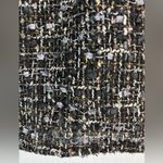 Lulu's XL Tweed Black and Gold Mini Skirt NEW Photo 6